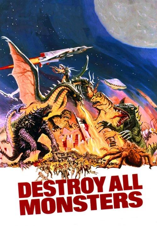Destroy All Monsters 1968 official movie poster