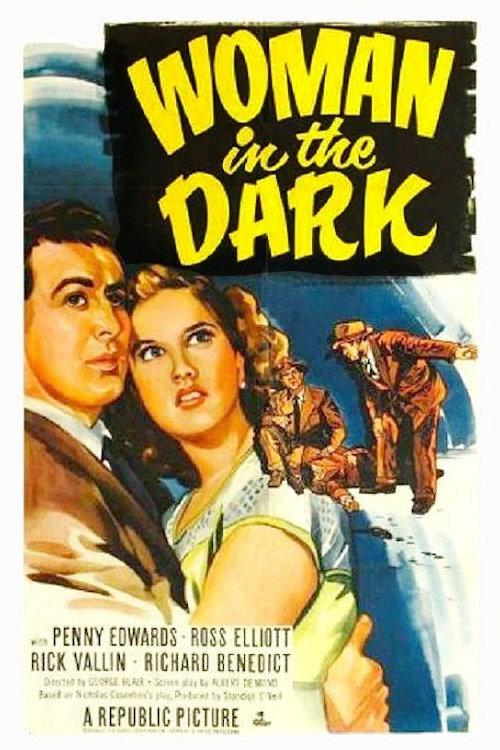 Woman in the Dark 1952 official movie poster