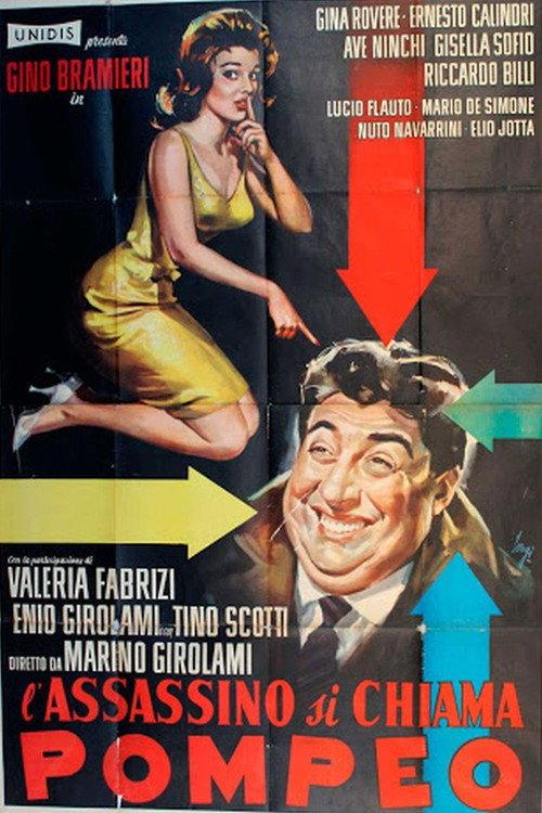 L'assassino si chiama Pompeo 1962 official movie poster