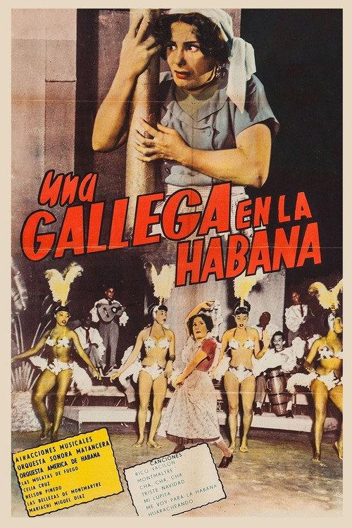 Una gallega en La Habana 1955 official movie poster