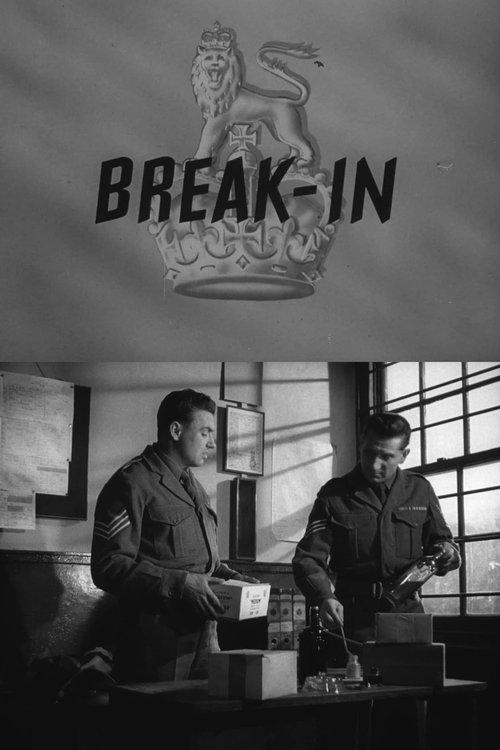 Break-In 1956 official movie poster