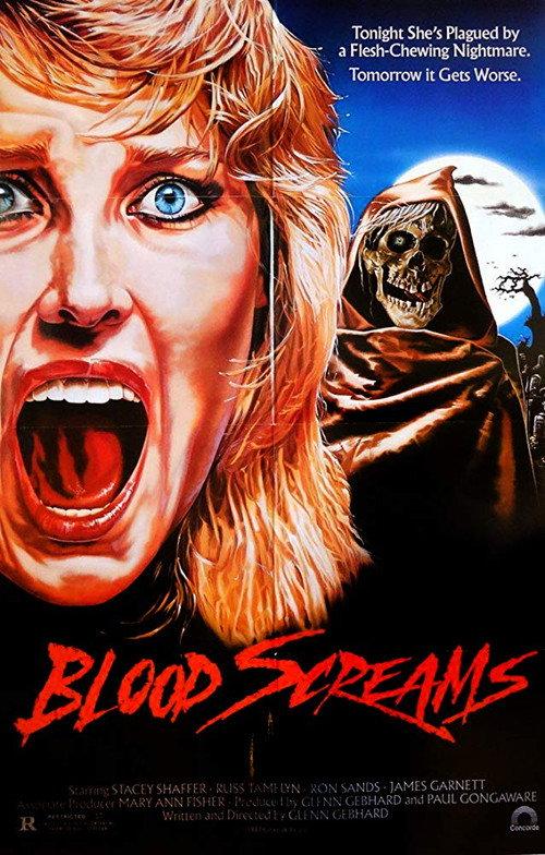 Blood Screams 1989 official movie poster
