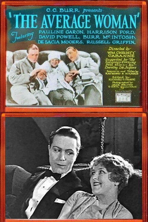 The Average Woman 1924 official movie poster