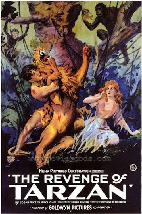 The Revenge of Tarzan 1920 official movie poster