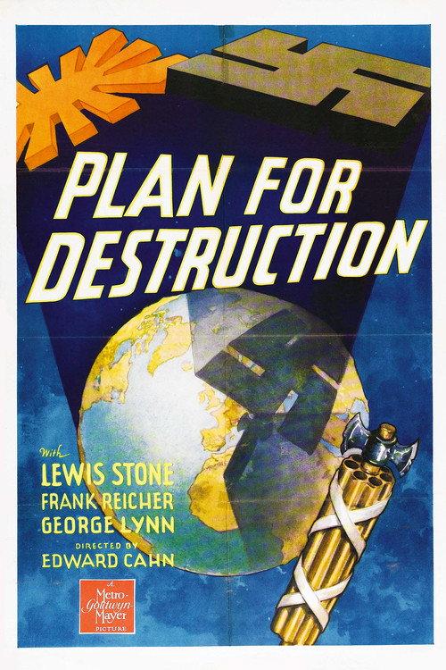 Plan for Destruction 1943 official movie poster