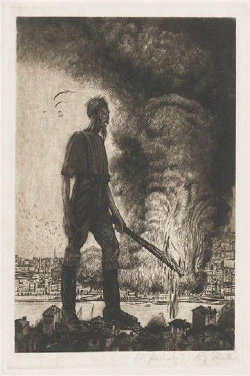 The Arsonist 1922 official movie poster