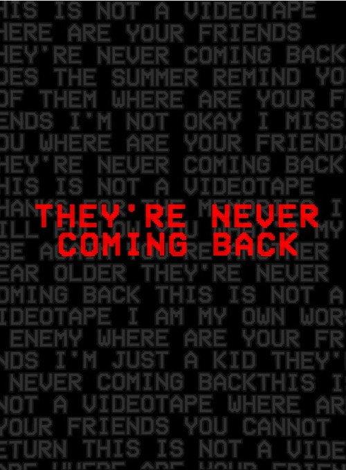 They're Never Coming Back 2021 official movie poster