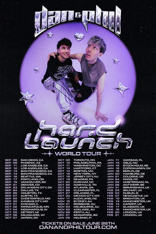 Dan and Phil: Hard Launch World Tour  official movie poster
