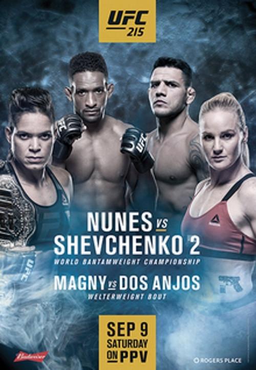 UFC 215: Nunes vs. Shevchenko 2 2017 official movie poster
