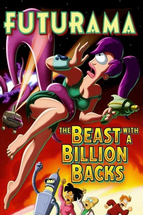 Futurama: The Beast with a Billion Backs 2008 official movie poster