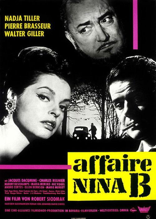 The Nina B. Affair 1961 official movie poster