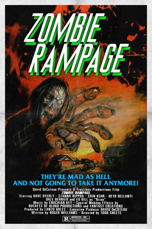 Zombie Rampage 1989 official movie poster
