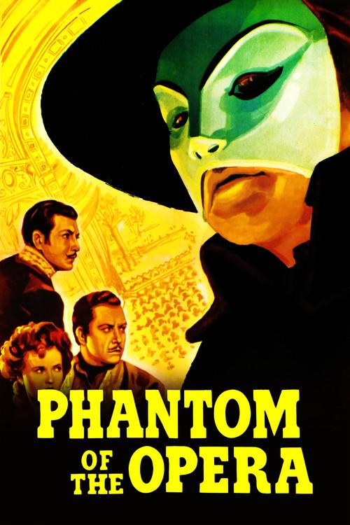 Phantom of the Opera 1943 official movie poster