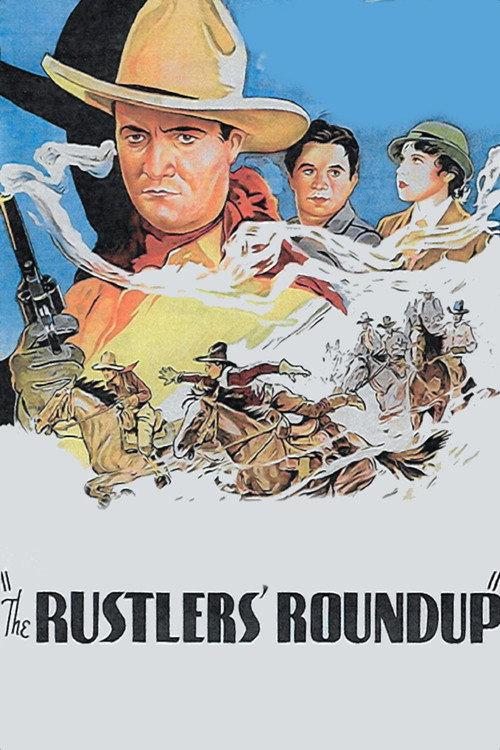 The Rustler's Roundup 1933 official movie poster
