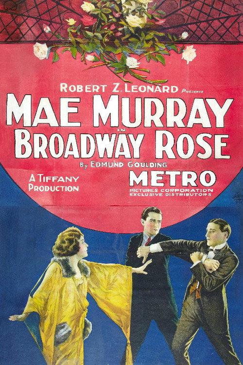 Broadway Rose 1922 official movie poster