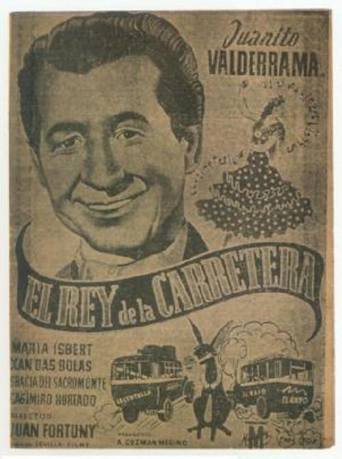 El rey de la carretera 1956 official movie poster
