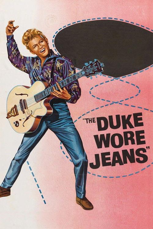 The Duke Wore Jeans 1958 official movie poster