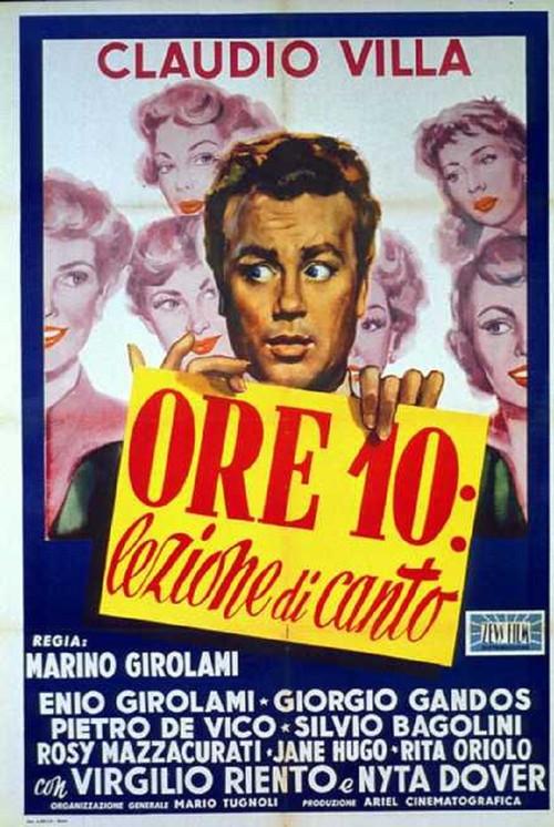 Ore 10: lezione di canto 1955 official movie poster
