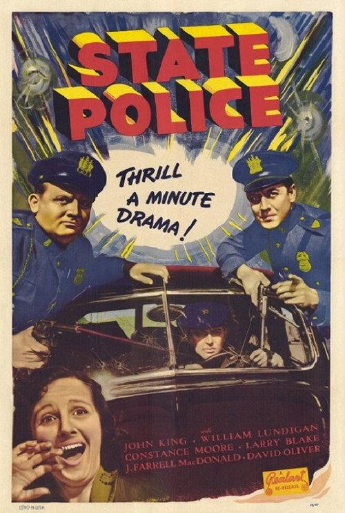 State Police 1938 official movie poster