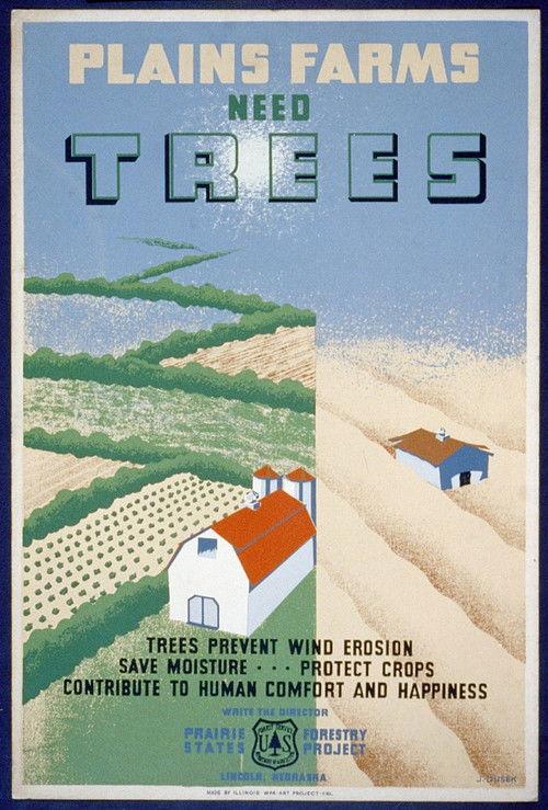 Windbreaks on the Prairies 1943 official movie poster