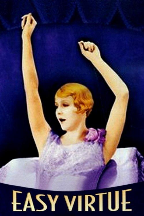 Easy Virtue 1928 official movie poster