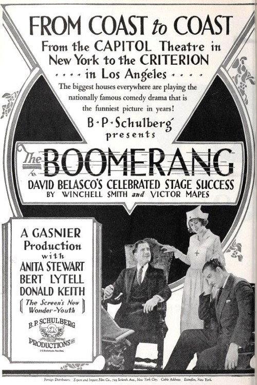 The Boomerang 1925 official movie poster