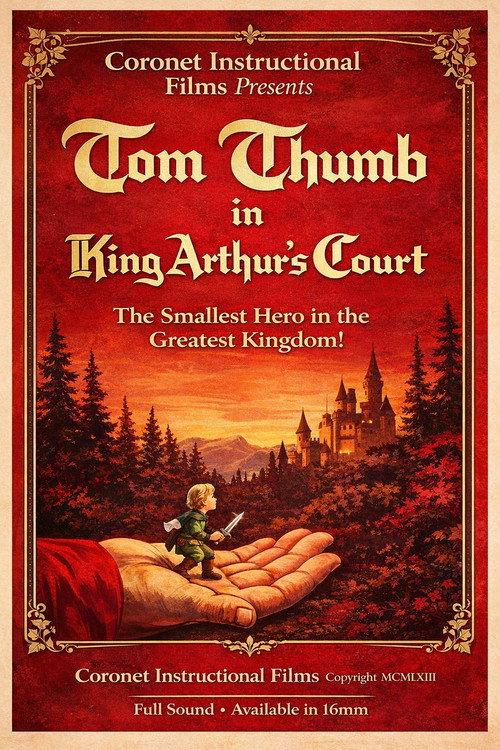Tom Thumb in King Arthur's Court 1963 official movie poster