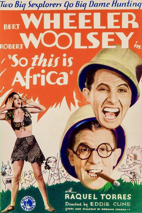 So This Is Africa 1933 official movie poster