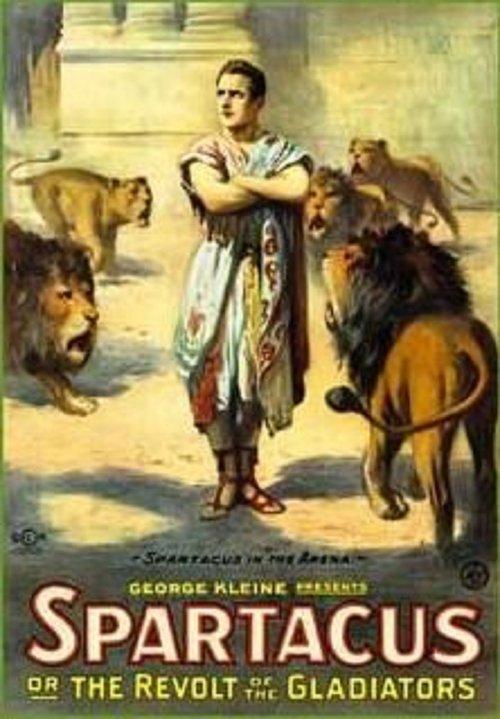 Spartacus 1913 official movie poster