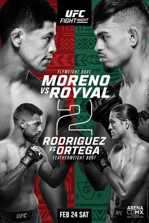 UFC Fight Night 237: Moreno vs. Royval 2 2024 official movie poster