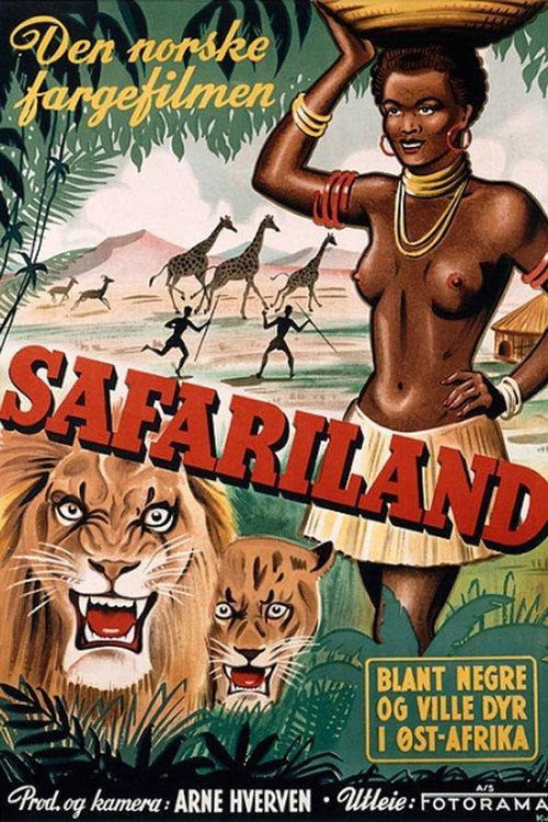 Safari Land: Among Negroes and wildlife in East Africa 1952 official movie poster