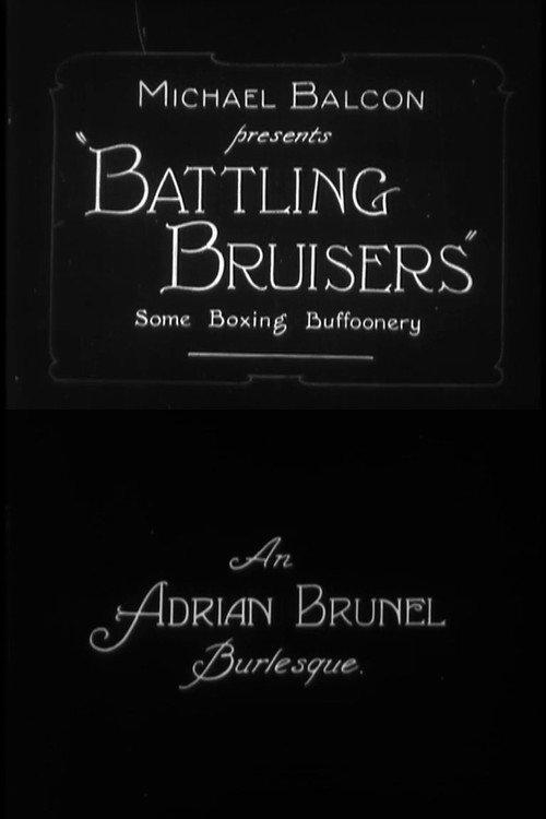 Battling Bruisers: Some Boxing Buffoonery 1925 official movie poster