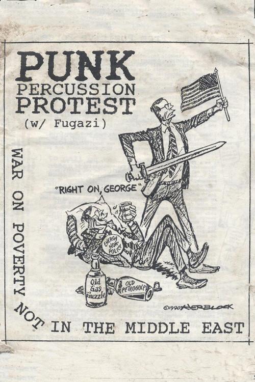 Fugazi: Live in Front of The White House 1991 official movie poster