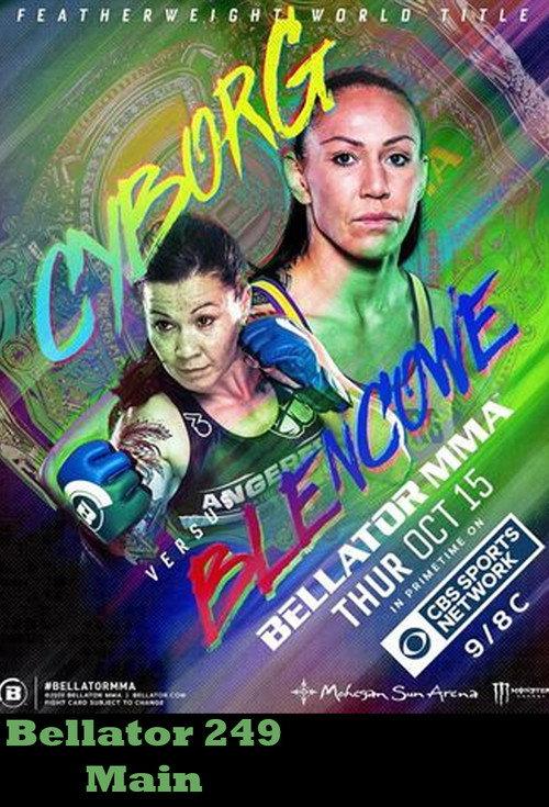 Bellator 249 : Cyborg vs. Blencowe 2020 official movie poster