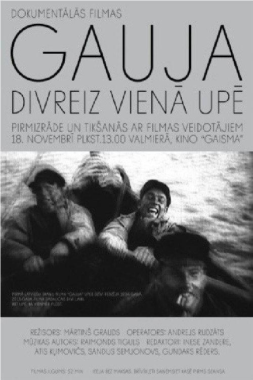 Gauja. Twice in the River 2013 official movie poster
