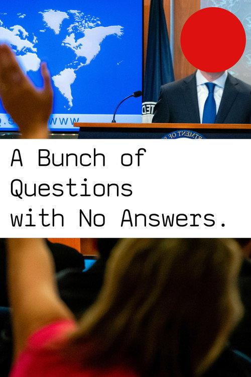 A Bunch of Questions With No Answers 2025 official movie poster