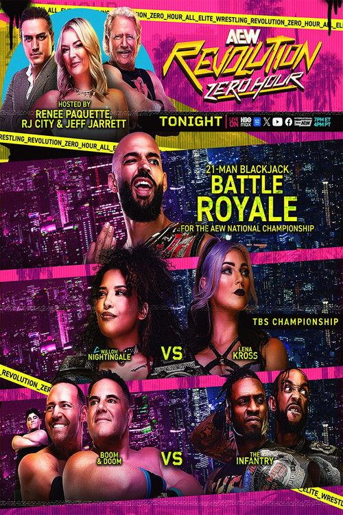 AEW Revolution 2026: Zero Hour 2026 official movie poster