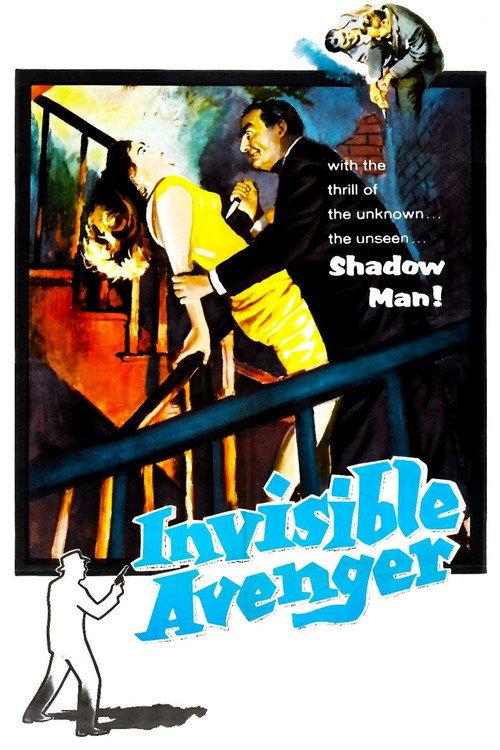 The Invisible Avenger 1958 official movie poster