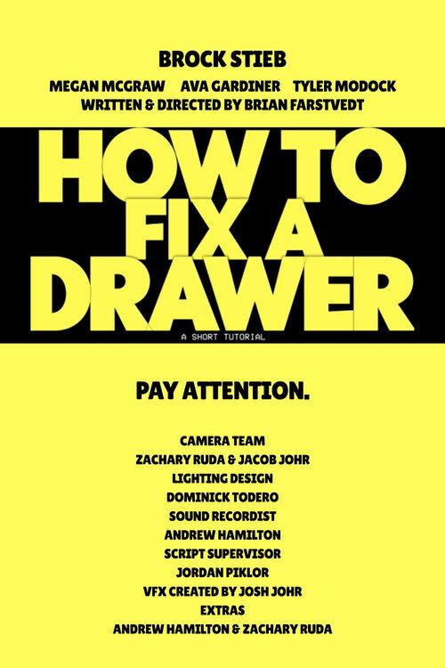 How To Fix A Drawer 2026 official movie poster
