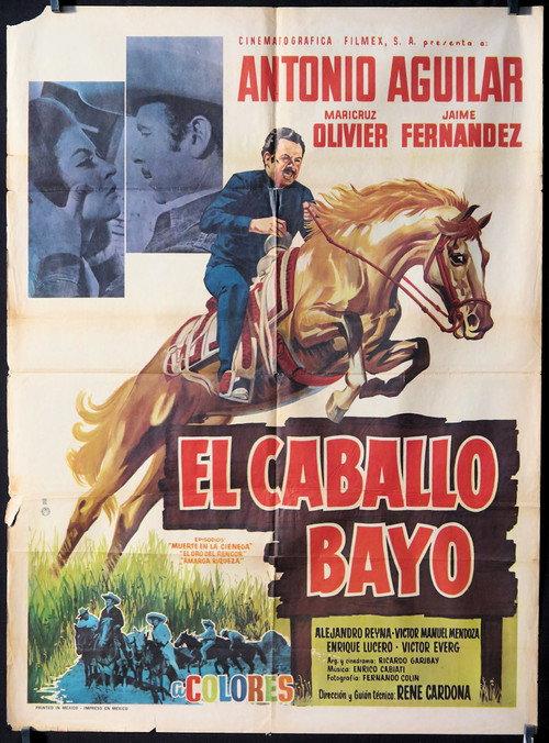 El Caballo Bayo 1969 official movie poster