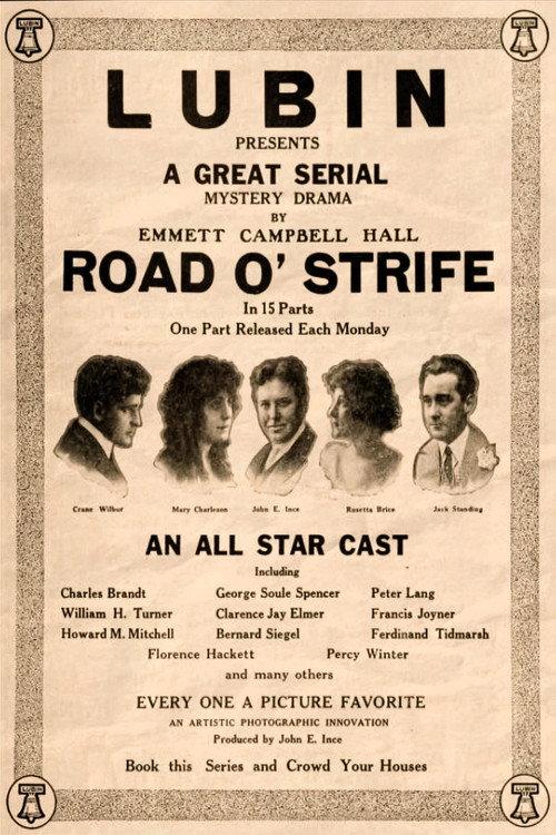 The Road o' Strife 1915 official movie poster