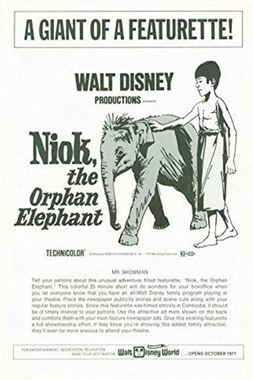 Niok, The Orphan Elephant 1957 official movie poster