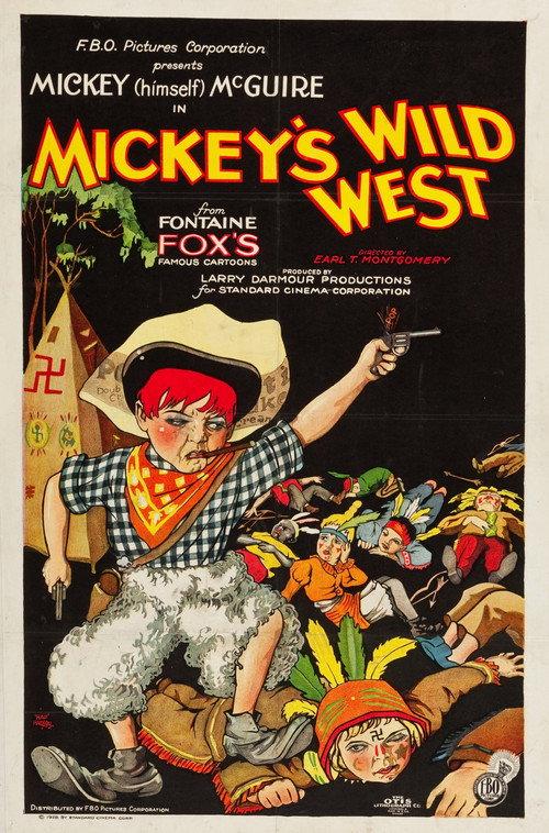 Mickey's Wild West 1928 official movie poster