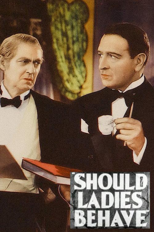 Should Ladies Behave 1933 official movie poster