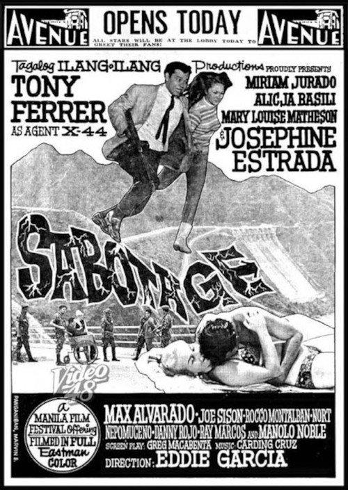 Sabotage 1966 official movie poster