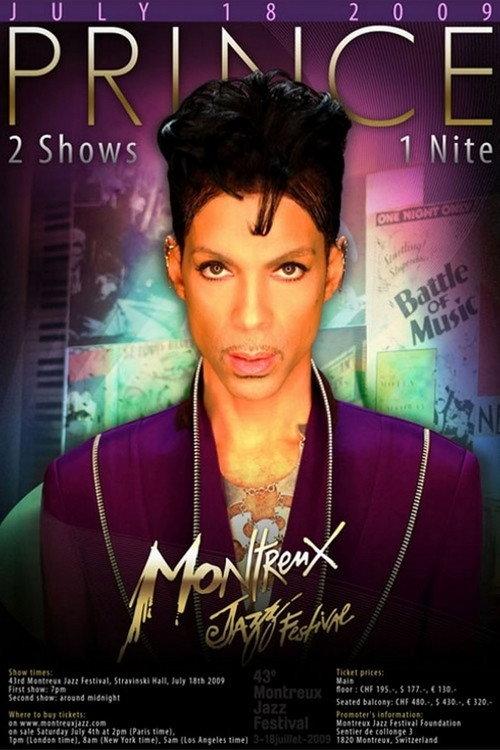Prince: Montreux Like Jazz 2009 official movie poster