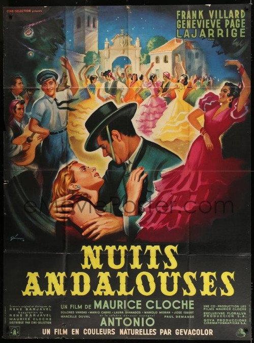 Nuits andalouses 1954 official movie poster