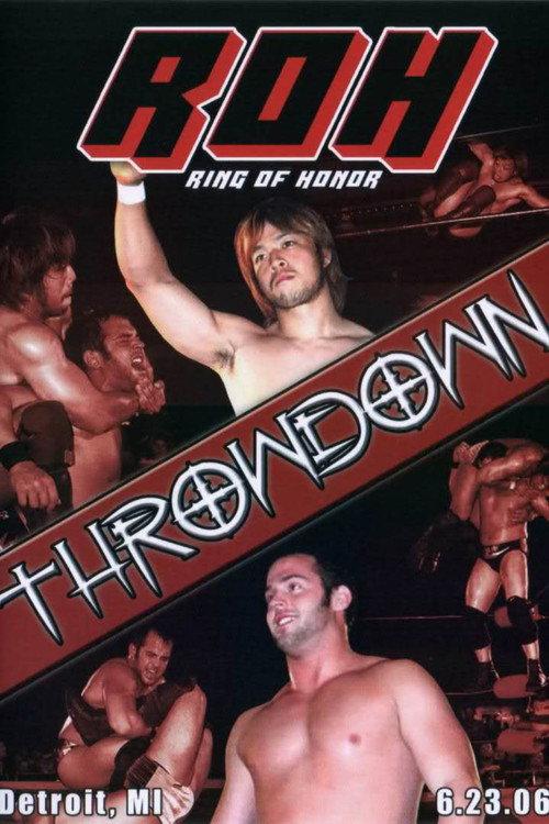 ROH: Throwdown 2006 official movie poster
