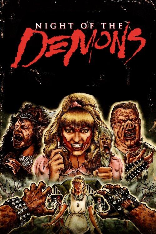 Night of the Demons 1988 official movie poster