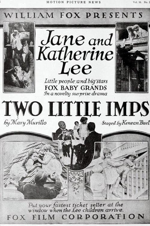 Two Little Imps 1917 official movie poster